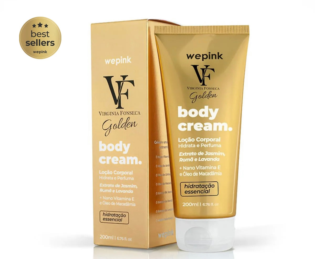 Body Cream VF Golden Desodorante Hidratante 200ml - Wepink