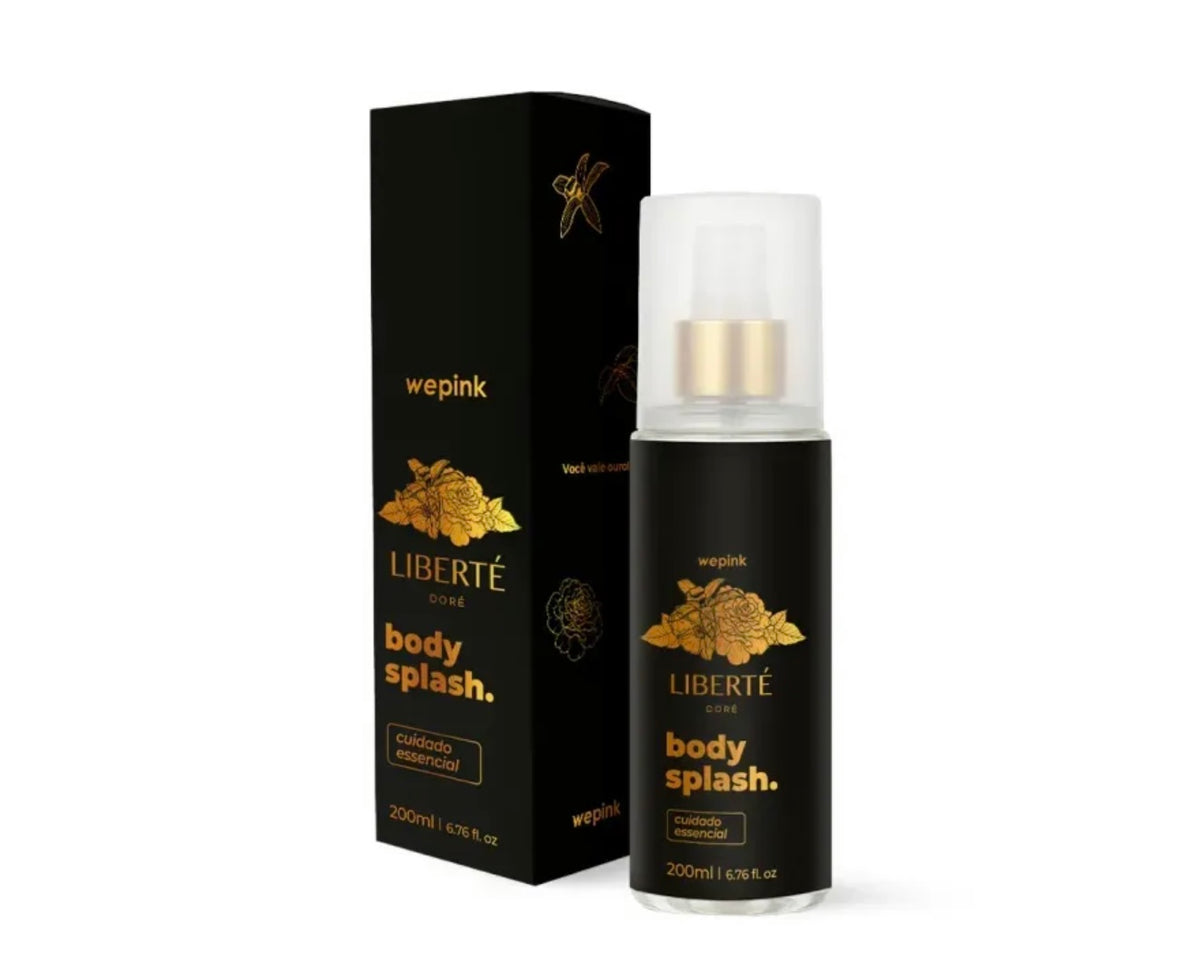Body Splash Liberté Doré Desodorante Colônia 200ml - Wepink